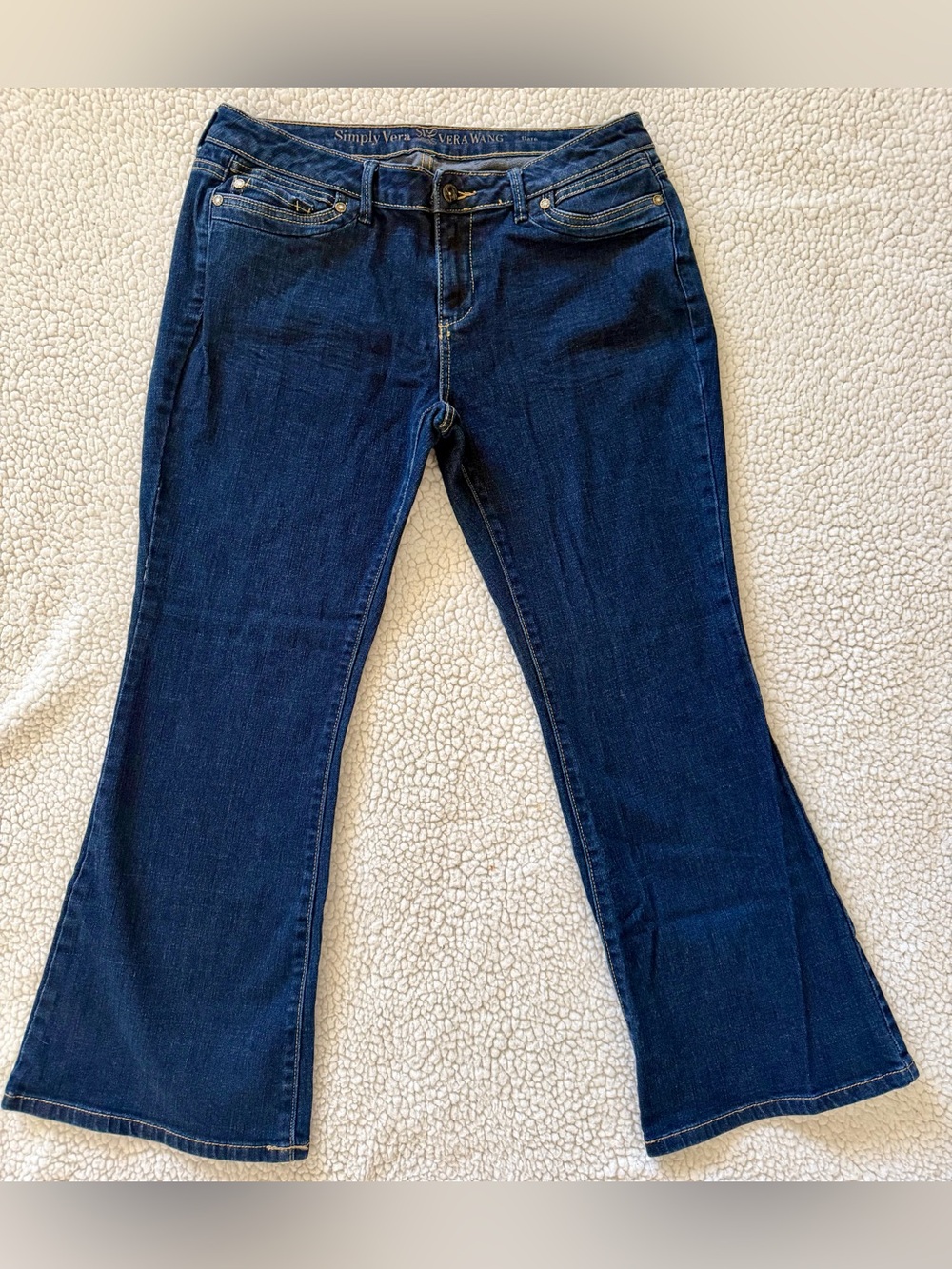 Simply Vera Vera Wang Indigo Flare Jeans